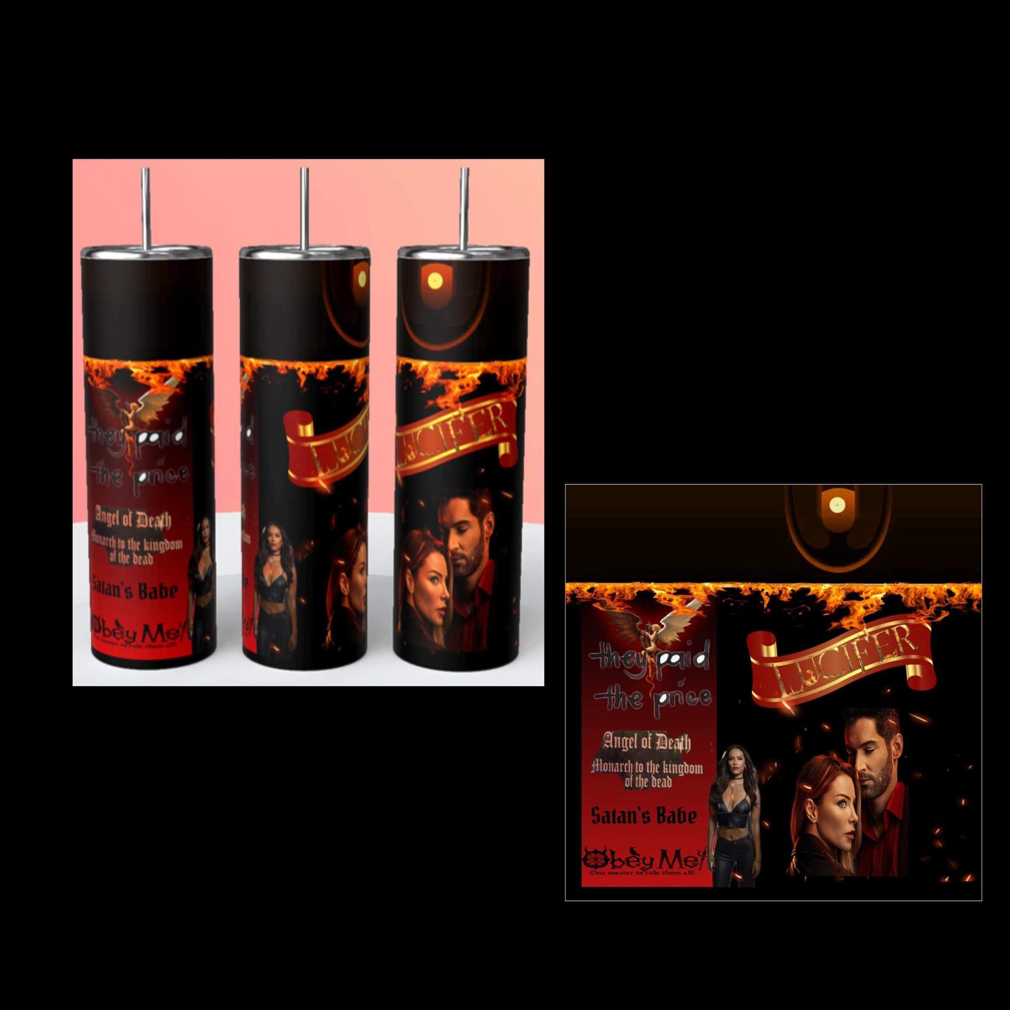 lucifer custom tumbler