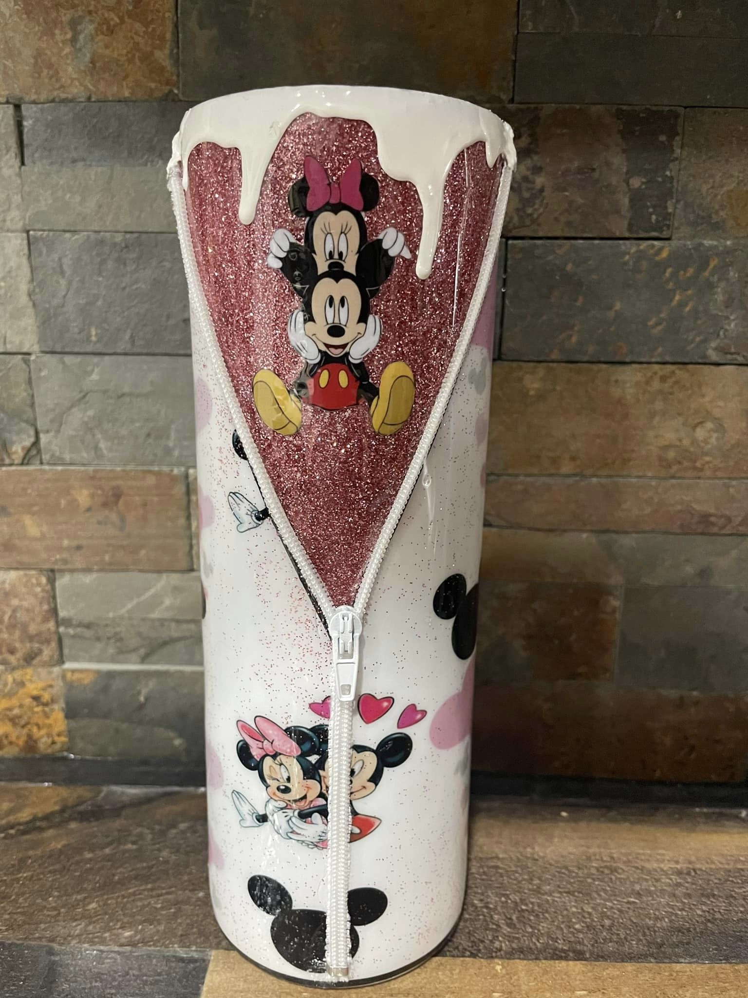 custom zipper tumbler